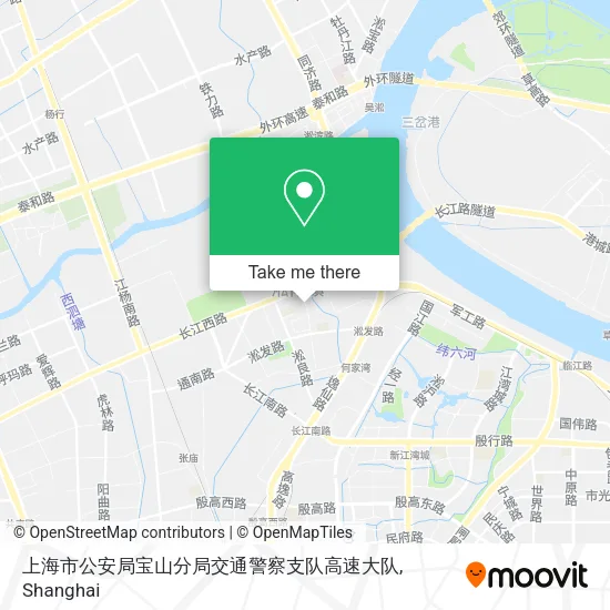 上海市公安局宝山分局交通警察支队高速大队 map