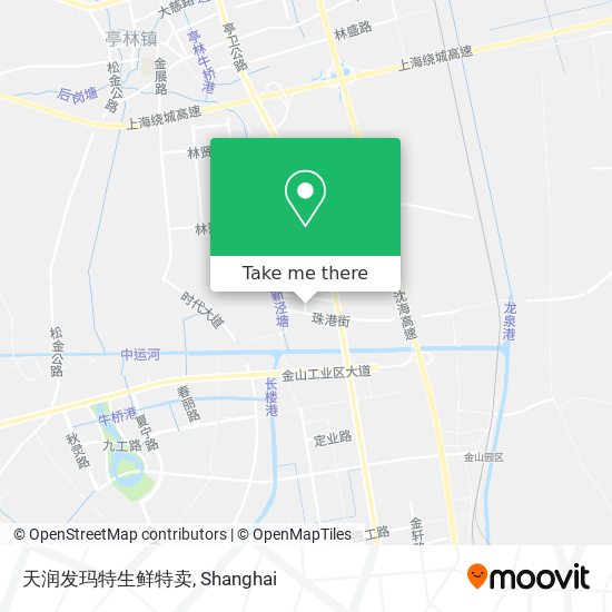 天润发玛特生鲜特卖 map