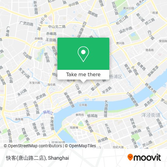 快客(唐山路二店) map