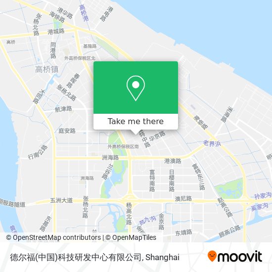 德尔福(中国)科技研发中心有限公司 map