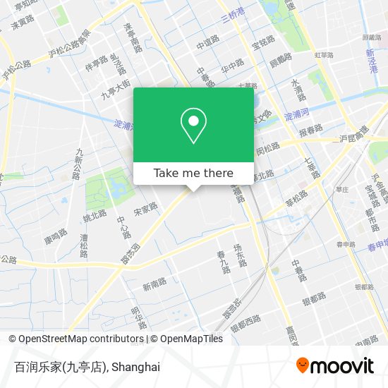 百润乐家(九亭店) map