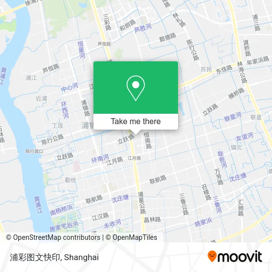 浦彩图文快印 map