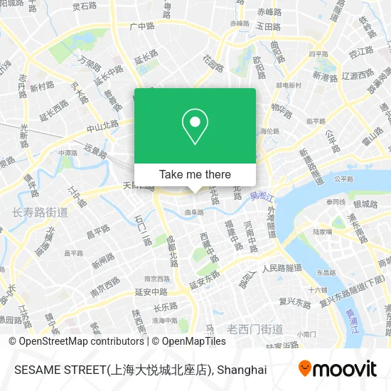 SESAME STREET(上海大悦城北座店) map