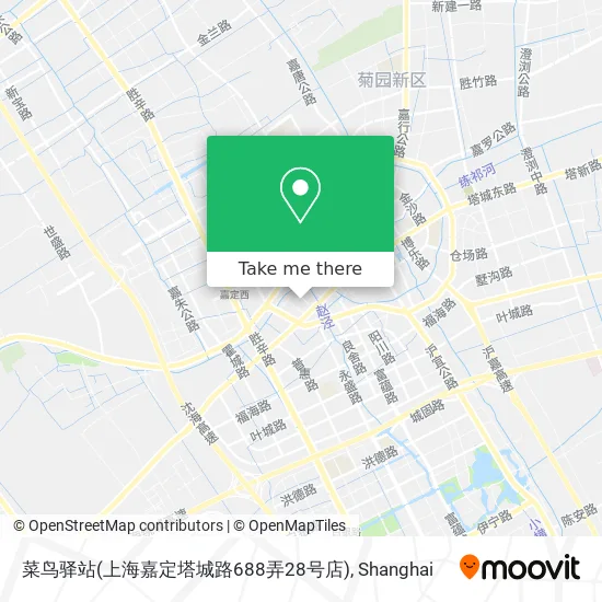菜鸟驿站(上海嘉定塔城路688弄28号店) map