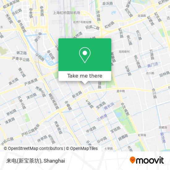 来电(新宝茶坊) map