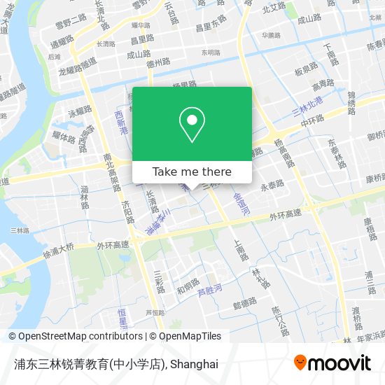 浦东三林锐菁教育(中小学店) map