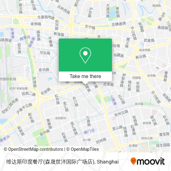 维达斯印度餐厅(森晟世洋国际广场店) map