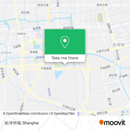 崧泽华城 map