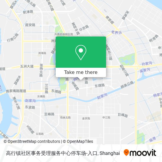 高行镇社区事务受理服务中心停车场-入口 map