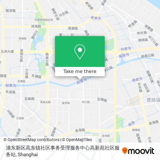 浦东新区高东镇社区事务受理服务中心高新苑社区服务站 map