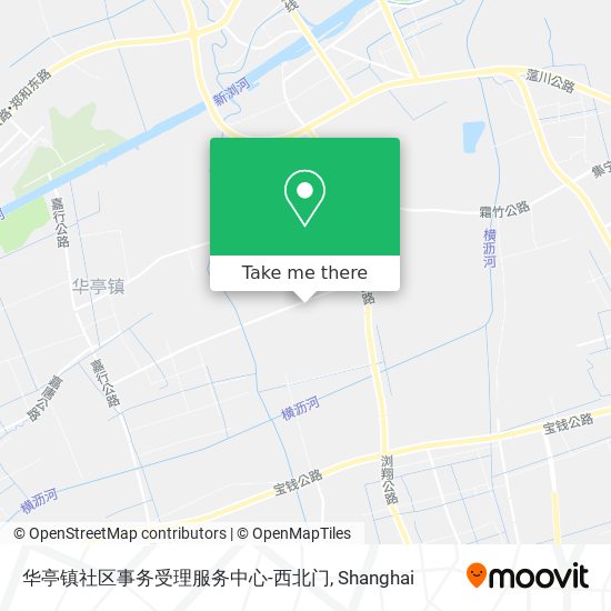 华亭镇社区事务受理服务中心-西北门 map