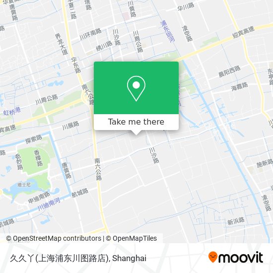久久丫(上海浦东川图路店) map
