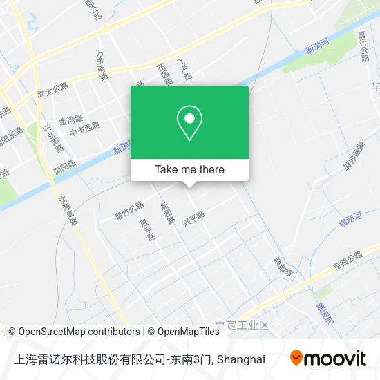 上海雷诺尔科技股份有限公司-东南3门 map
