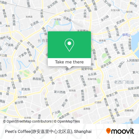 Peet's Coffee(静安嘉里中心北区店) map