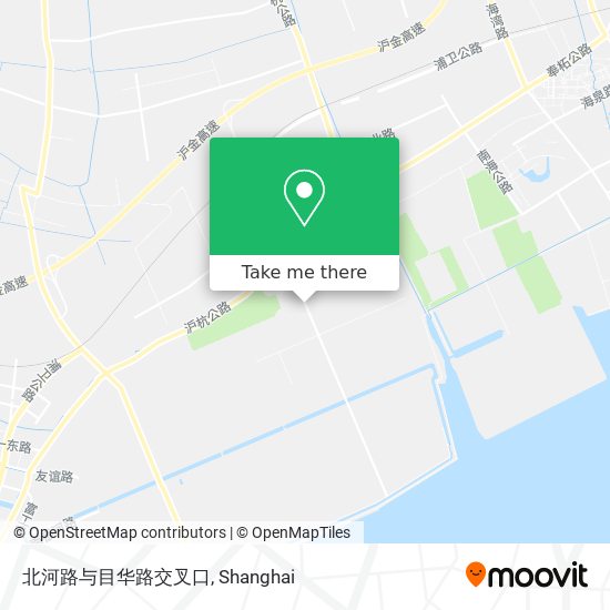 北河路与目华路交叉口 map