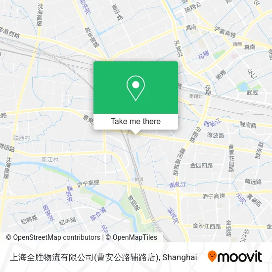 上海全胜物流有限公司(曹安公路辅路店) map