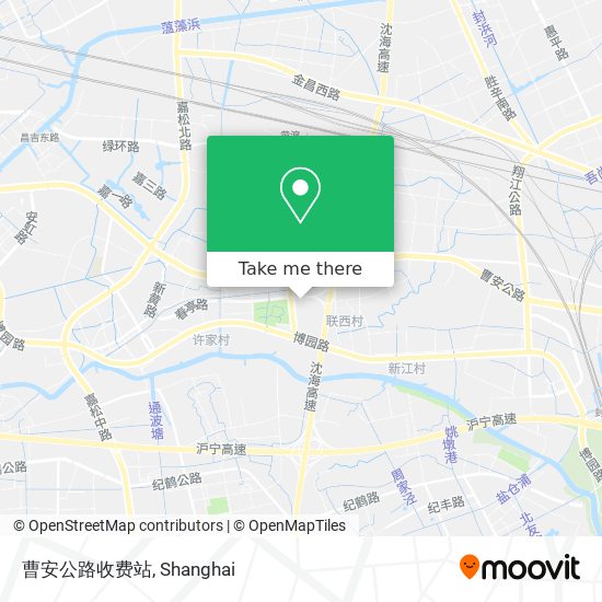 曹安公路收费站 map