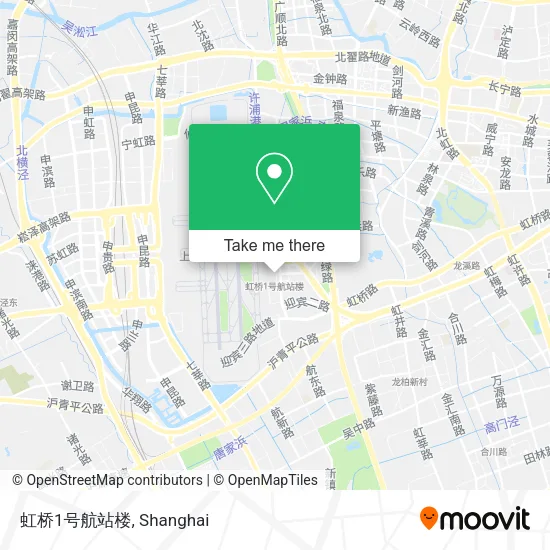 虹桥1号航站楼 map