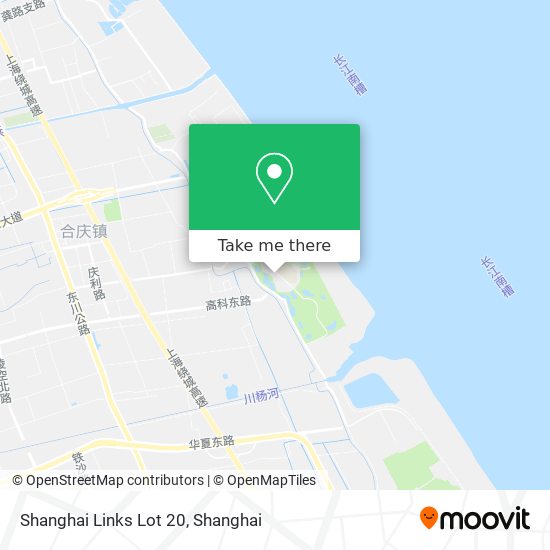 Shanghai Links Lot 20 map