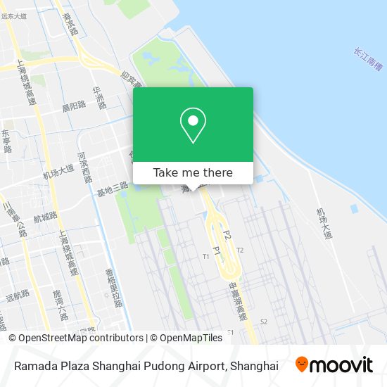 Ramada Plaza Shanghai Pudong Airport map