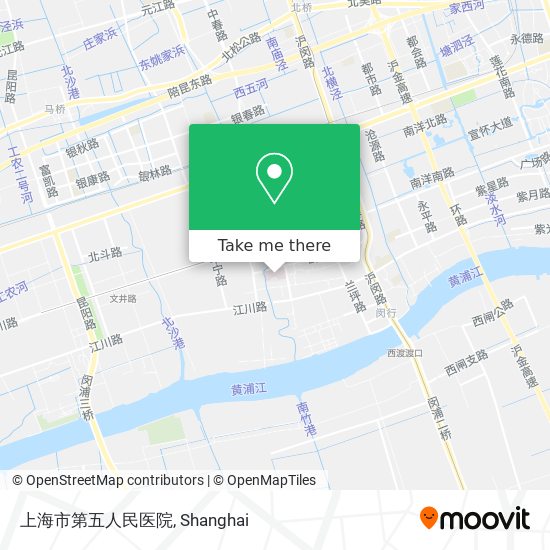 上海市第五人民医院 map