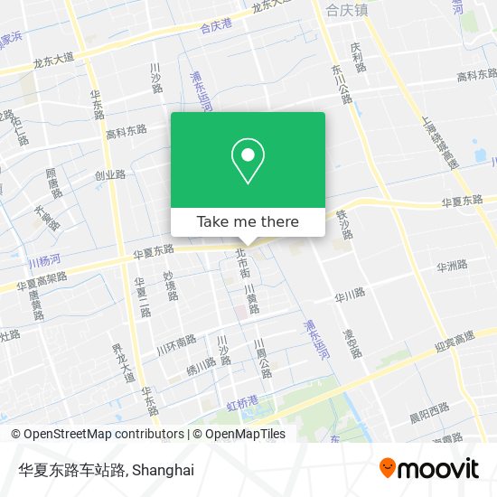 华夏东路车站路 map