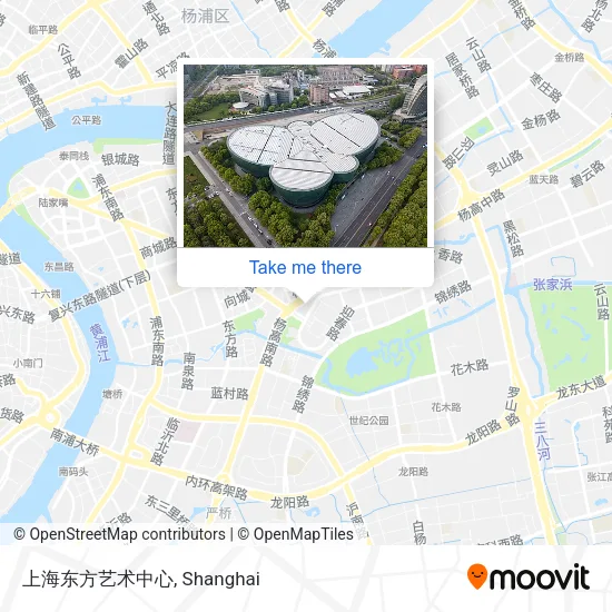 上海东方艺术中心 map