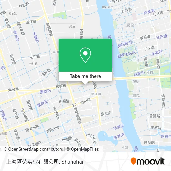 上海阿荣实业有限公司 map