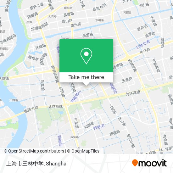 上海市三林中学 map