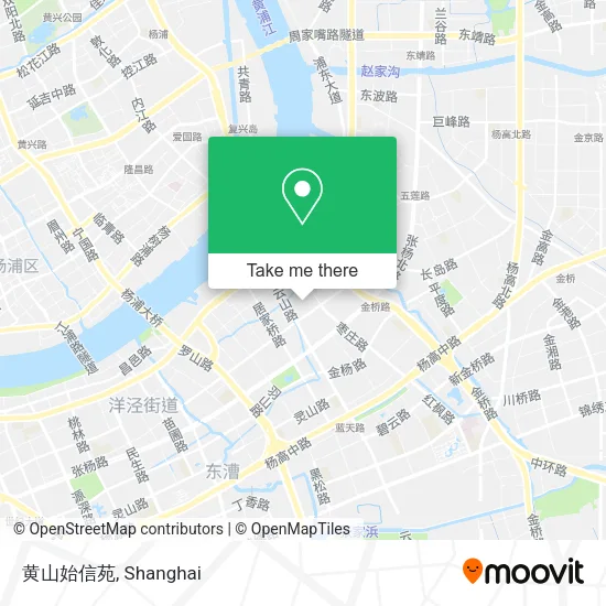 黄山始信苑 map