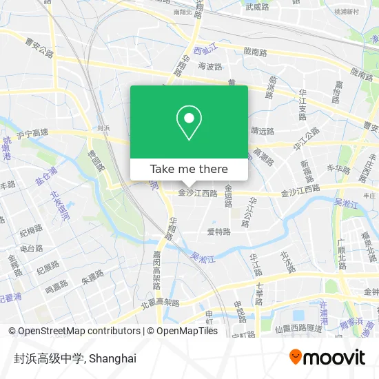封浜高级中学 map
