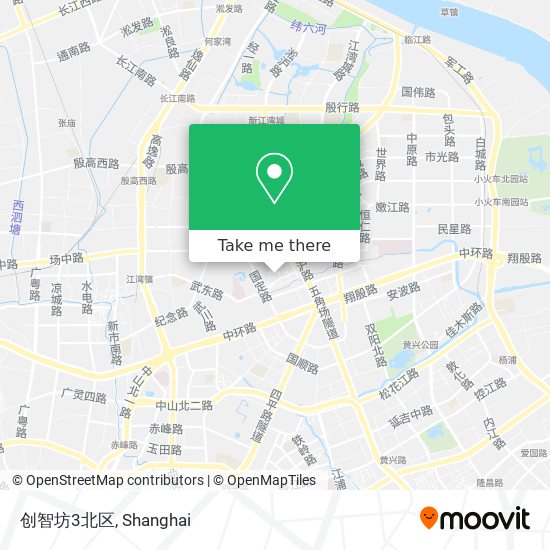 创智坊3北区 map
