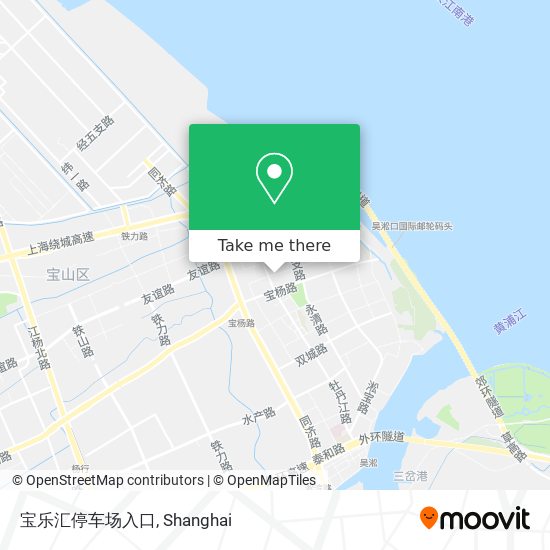 宝乐汇停车场入口 map