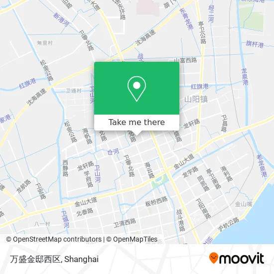 万盛金邸西区 map