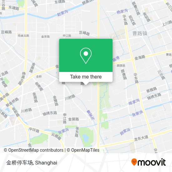 金桥停车场 map