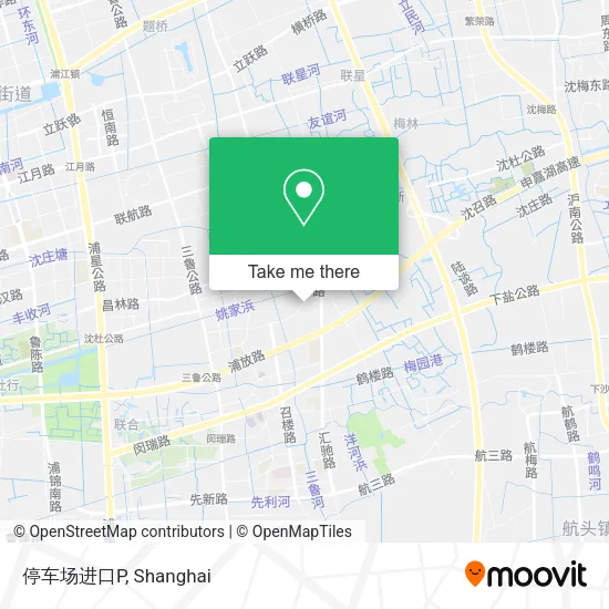 停车场进口P map