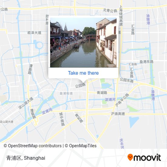 青浦区 map