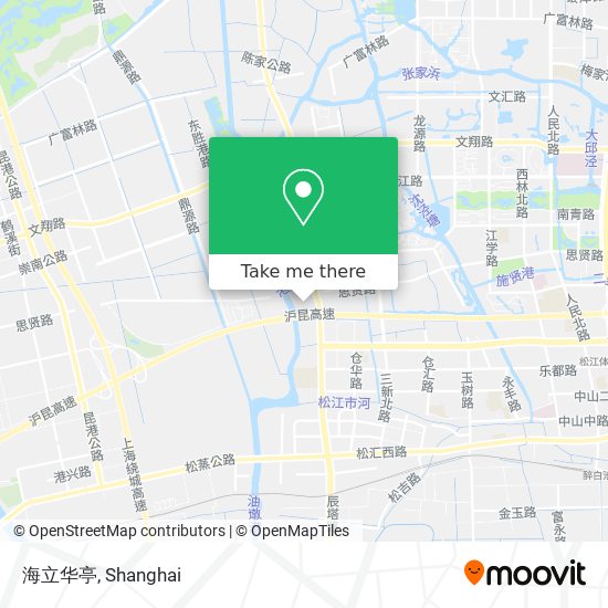 海立华亭 map