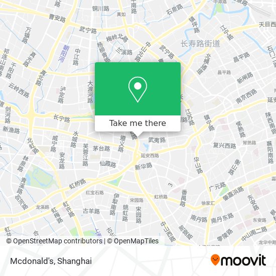 Mcdonald's map