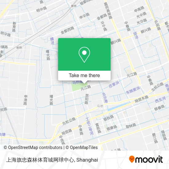 上海旗忠森林体育城网球中心 map