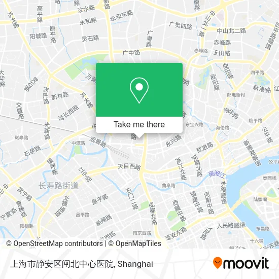上海市静安区闸北中心医院 map
