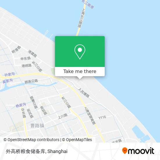 外高桥粮食储备库 map