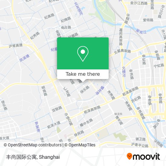丰尚国际公寓 map