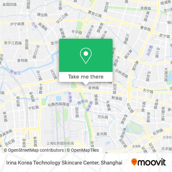 Irina Korea Technology Skincare Center map