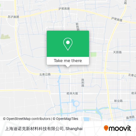 上海迪诺克新材料科技有限公司 map