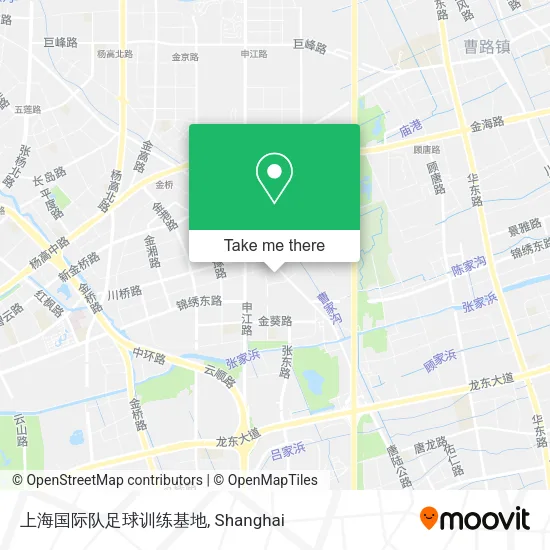 上海国际队足球训练基地 map