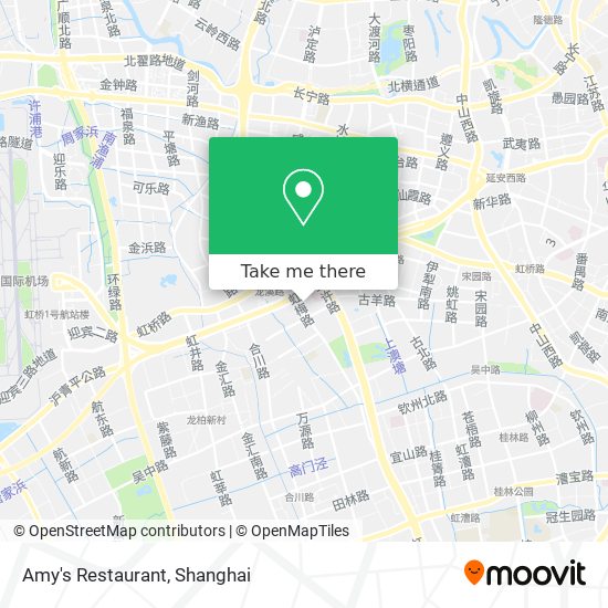 Amy's Restaurant map