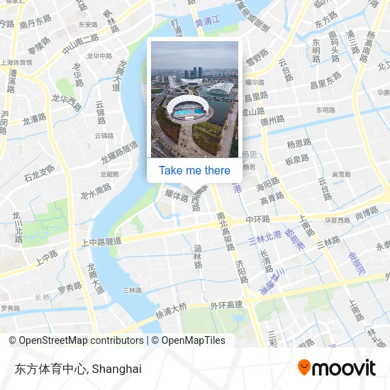 东方体育中心 map