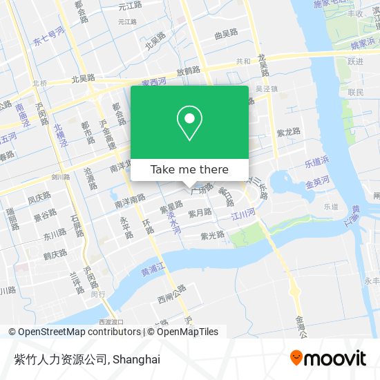 紫竹人力资源公司 map