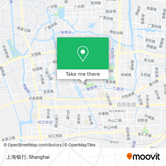 上海银行 map